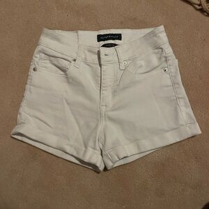 Aeropostale Women's White Denim Shorts